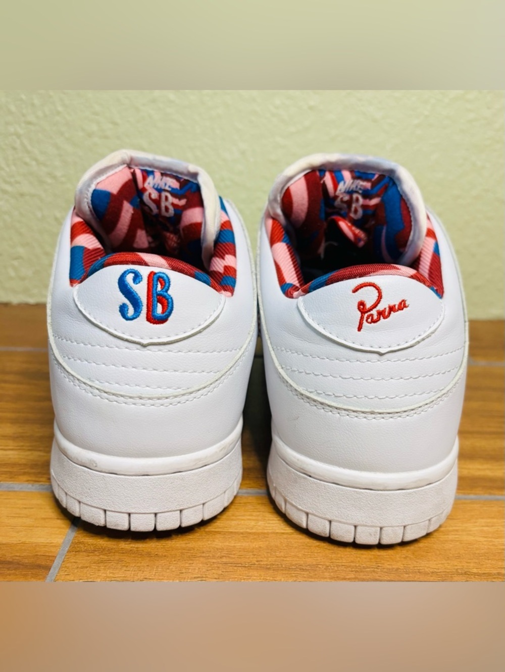 Nike SB Dunk Low OG QS x Parra Tennis Shoes Sneakers: Size: 9 - Picture 3 of 7